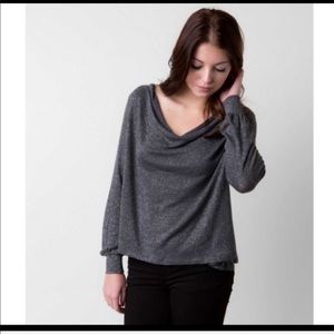 Free People Metallic Blouse